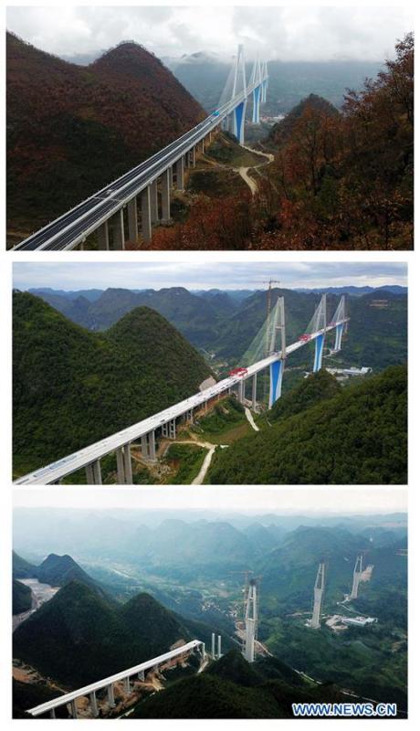 Guizhou: ponte Pingtang será aberta no início de 2020