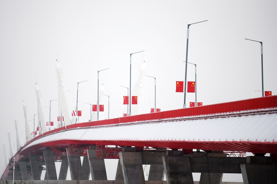 Ponte-estrada China-Rússia pronta para abrir