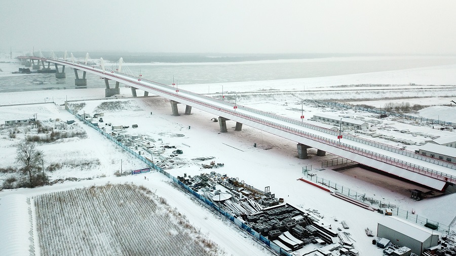 Ponte-estrada China-Rússia pronta para abrir
