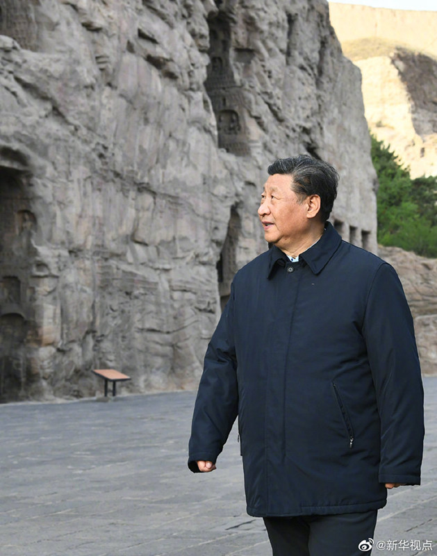 Xi enfatiza proteção das Grutas de Yungang