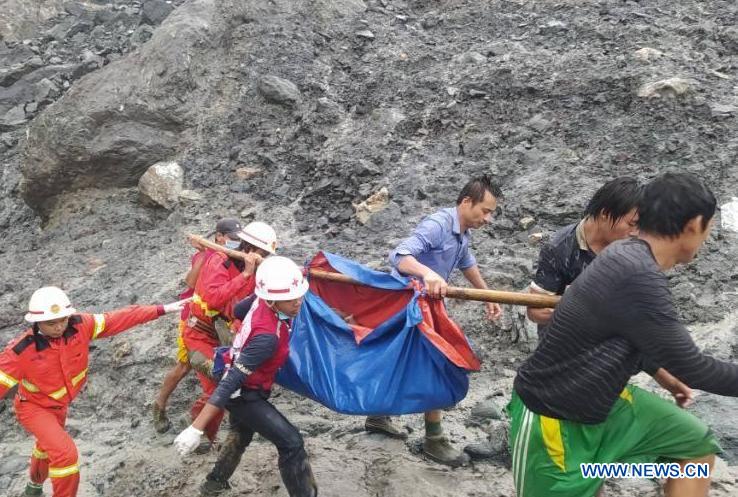 Deslizamento causa 146 mortes no norte de Mianmar