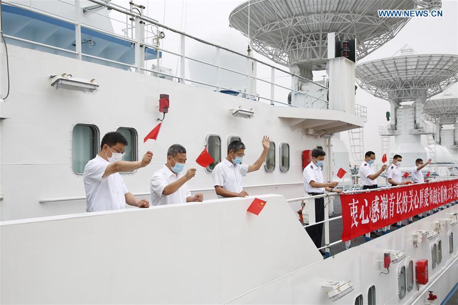 Navio de rastreamento chinês Yuanwang-6 zarpa para missão de monitoramento