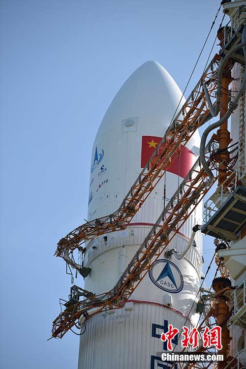 Foguete chega à plataforma de lançamento para transportar sonda chinesa de Marte Tianwen-1 