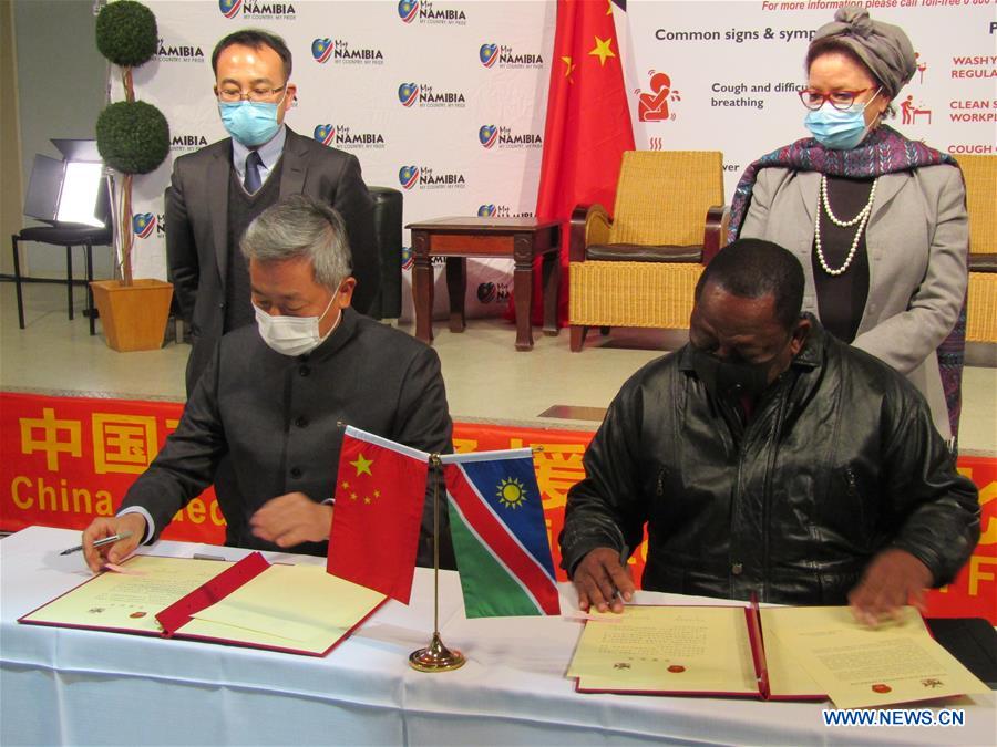 China doa mais EPIs para ajudar Namíbia no combate ao COVID-19