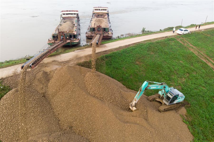 Galeria: concluídas obras de reparo no dique no distrito de Lixian, província de Hunan