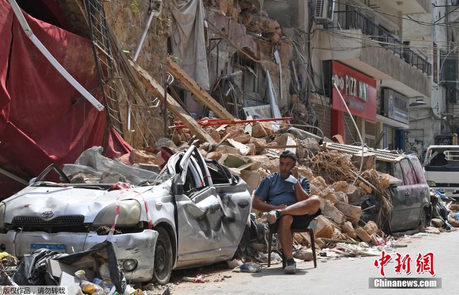 Cotidiano dos moradores de Beirute após explosão