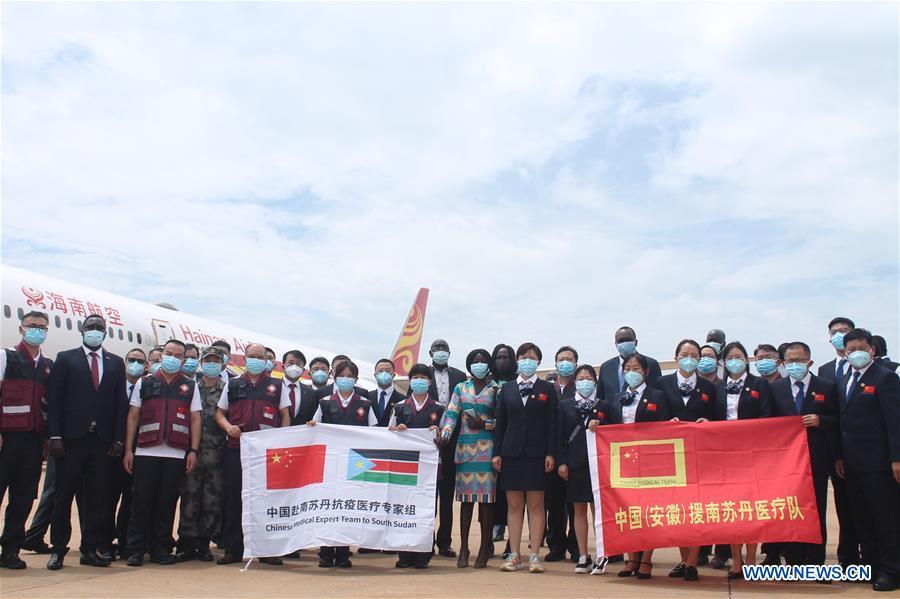 Equipa de especialistas médicos chineses chega ao Sudão do Sul 