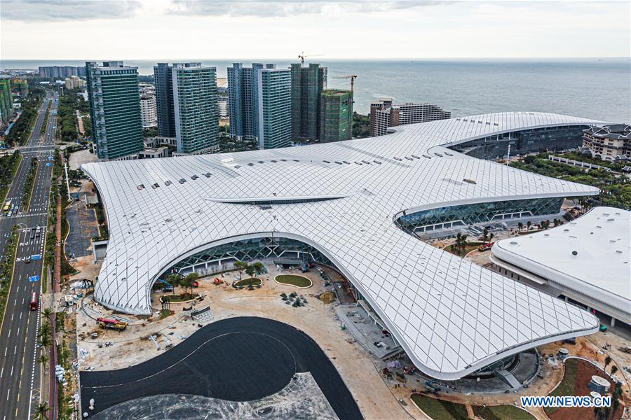 Projeto em construção do Centro Internacional de Convenções e Exposições de Hainan (2ª fase)
