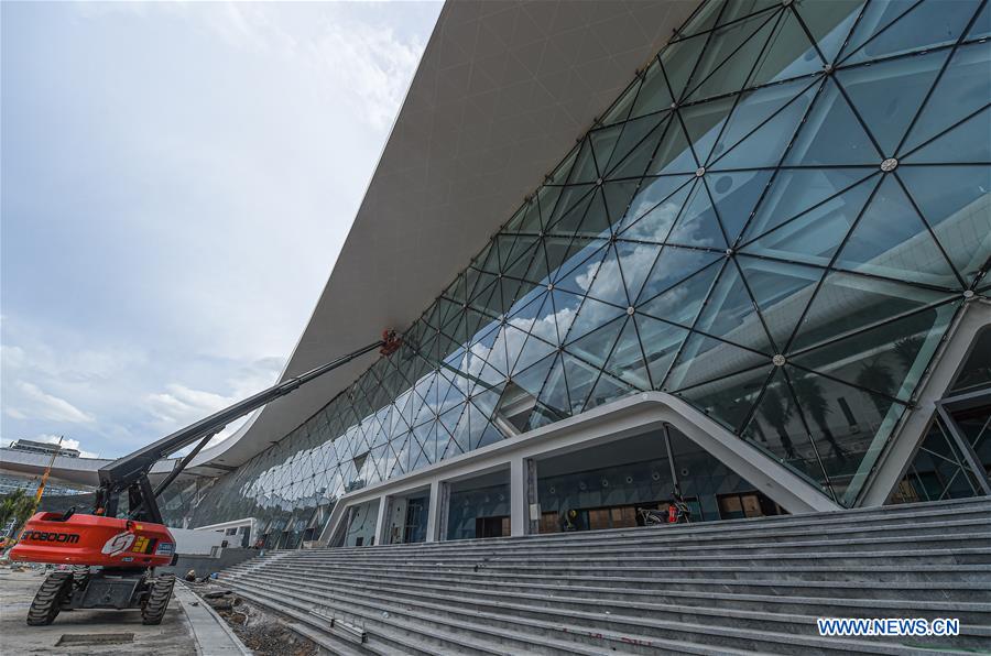 Projeto em construção do Centro Internacional de Convenções e Exposições de Hainan (2ª fase)