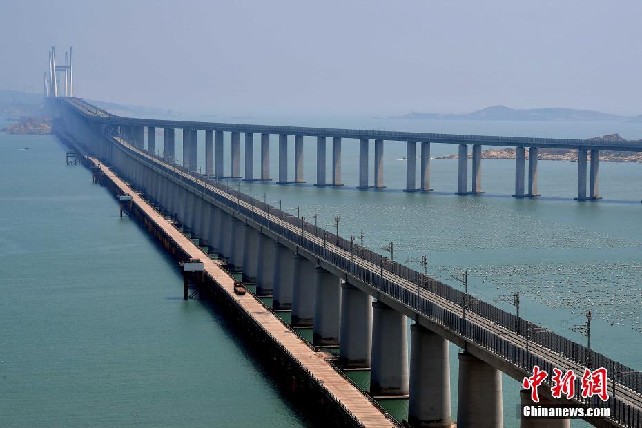 Fujian: Teste de carga realizado na ponte mais longa de duplo uso em Pingtan 
