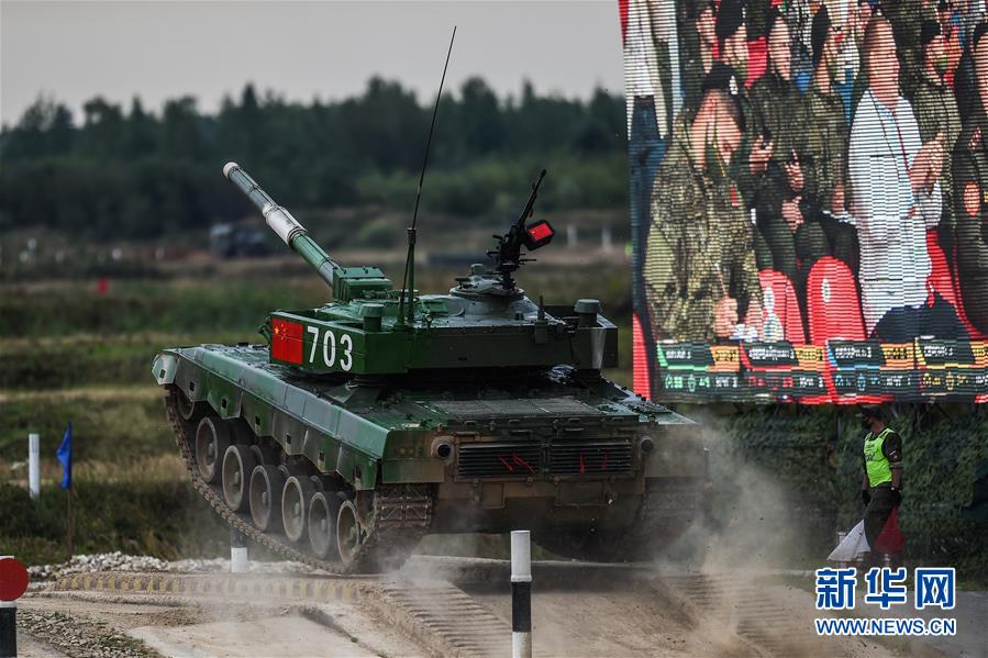 Jogos Internacionais do Exército de 2020：equipe chinesa classificada para semifinais de biatlo de tanques