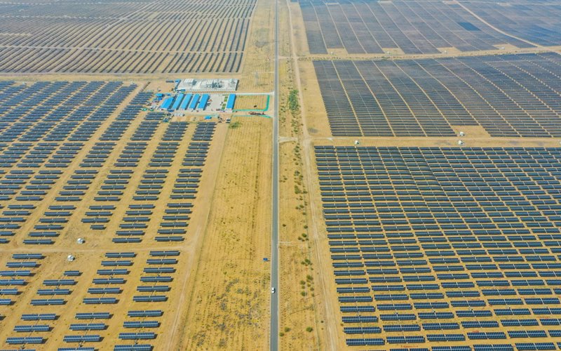 Galeria: base de energia fotovoltaica no deserto de Kubuqi