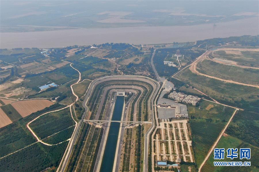 Projeto de Transferência de Água Sul-Norte faz o rio Yangtze cruzar o rio Amarelo