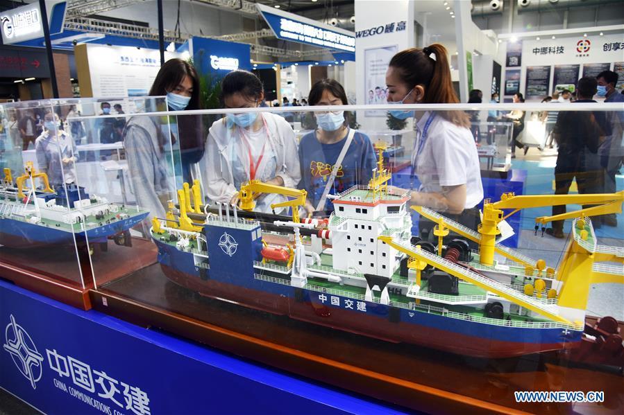 Exposição marinha da Ásia Oriental 2020 é inaugurada em Qingdao