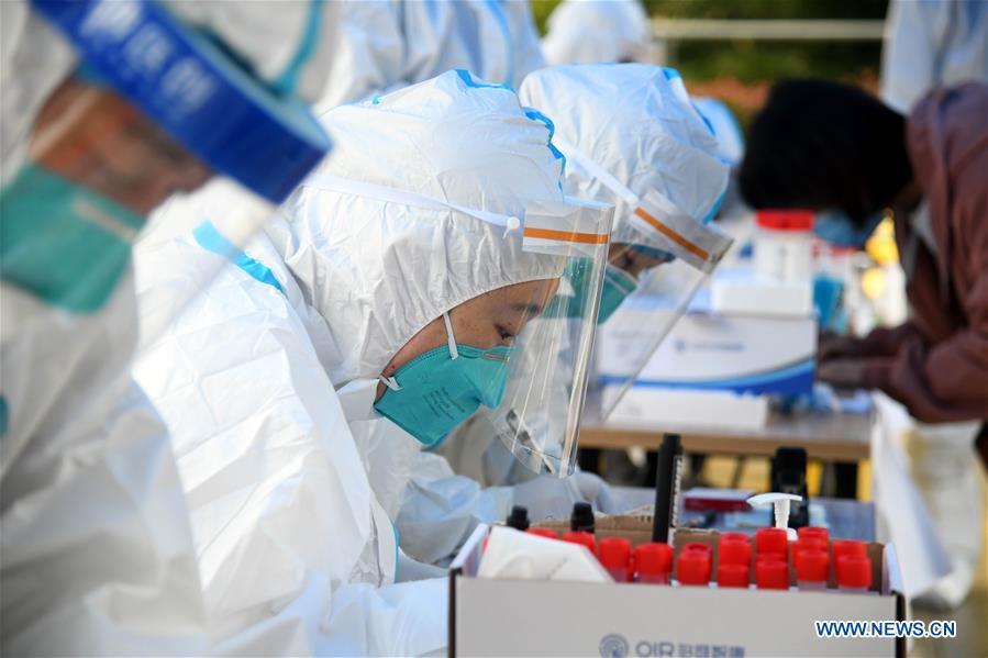 Qingdao coletou mais de 5,6 milhões de amostras de ácido nucleico