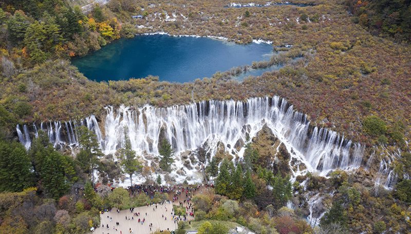 Galeria：paisagem outonal de Jiuzhaigou 