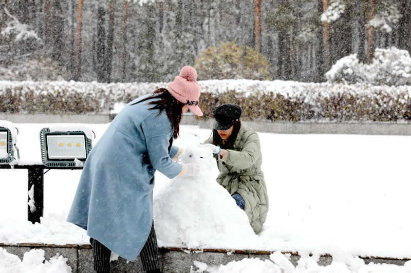 Neve começa na cidade mais ao norte da China