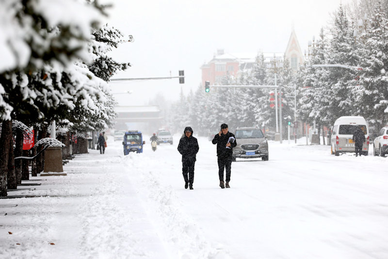Neve começa na cidade mais ao norte da China