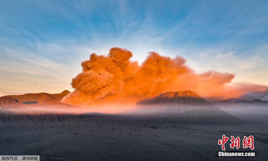 Galeria: esplêndida cena da erupção vulcânica 