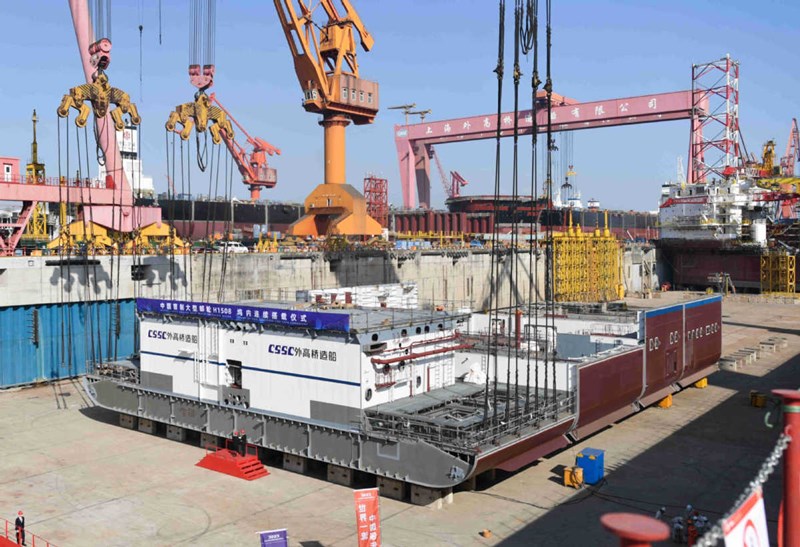China inicia construção do seu primeiro navio cruzeiro