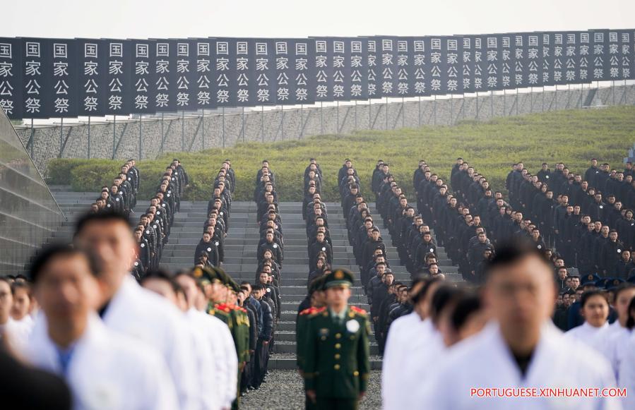 China realiza cerimônia de Estado em memória às vítimas do Massacre de Nanjing