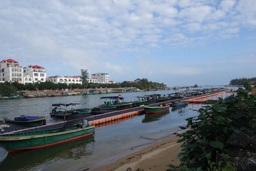 Hainan: construção de belas vilas em Qionghai