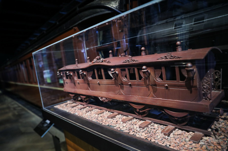 Bélgica lança exposição de trens de chocolate