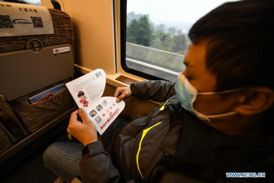 Galeria: trens de alta velocidade na China fornecem vagão silencioso