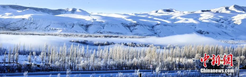 Galeria: paisagem invernal do condado de Nilka, Xinjiang