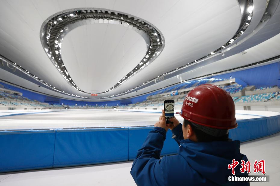 Olimpíadas de Inverno 2022: Oval de Patinação a postos para realização de testes