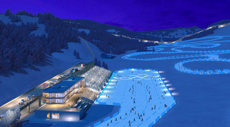 Concluída construção das instalações dos Jogos Olímpicos de Inverno de Beijing 2022