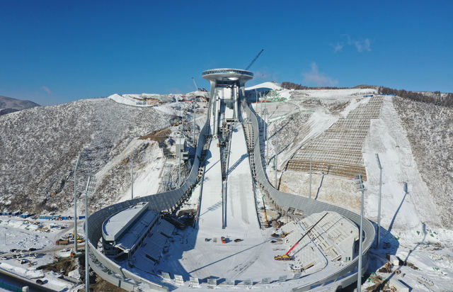 Concluída construção das instalações dos Jogos Olímpicos de Inverno de Beijing 2022