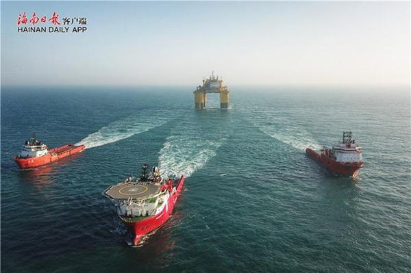 Plataforma de exploração de gás “Deep Sea One” iniciará atividade a sudeste de Hainan

