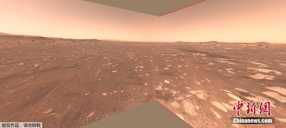 Rover “Perseverance” envia imagens de pouso do helicóptero de Marte