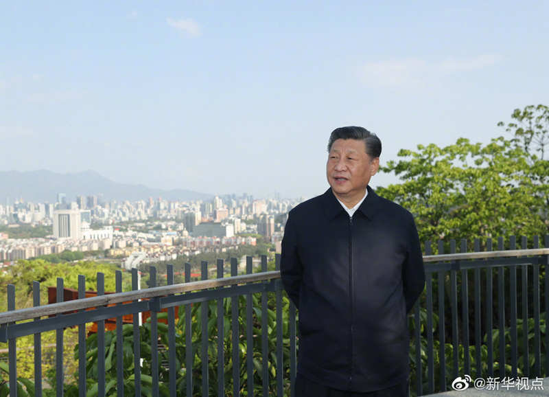 Xi inspeciona Fuzhou, leste da China