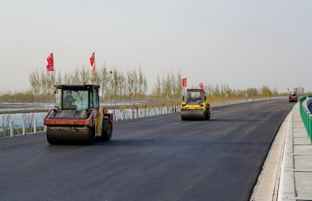 Via expressa Beijing-Dezhou está em construção