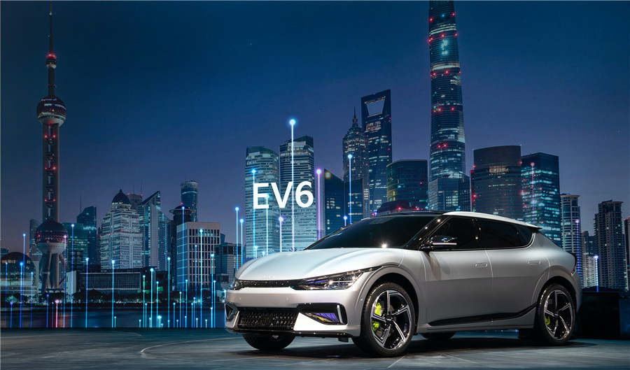 Modelos mais avançados de automóveis elétricos são exibidos em Shanghai