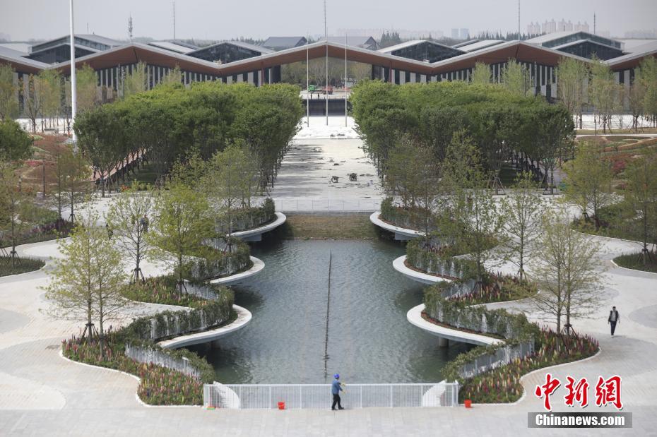 Construção da 10ª China Flower Expo entra na fase final