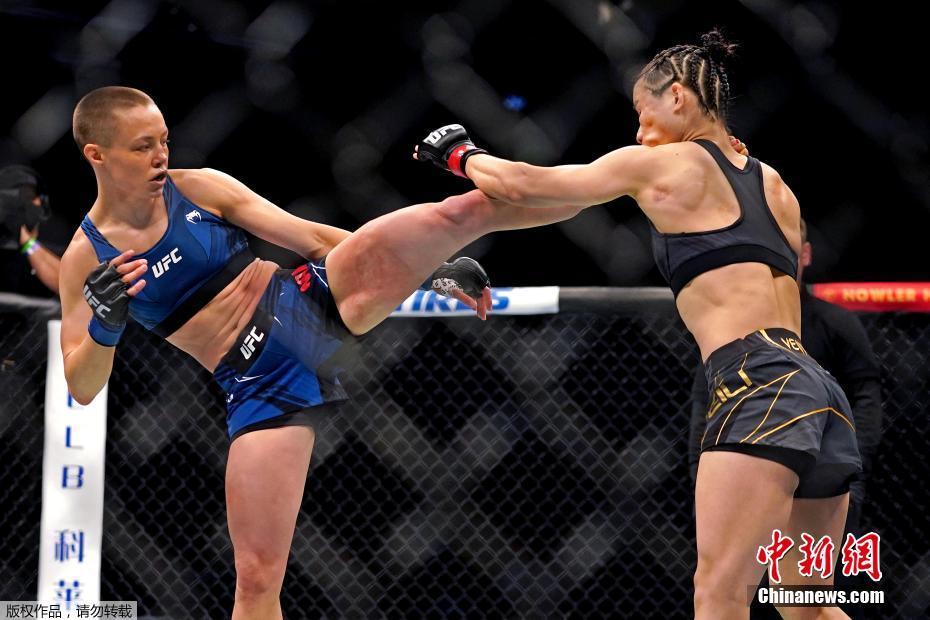 UFC 261: Zhang Weili foi nocauteada por Rose Namajunas e perdeu cinturão