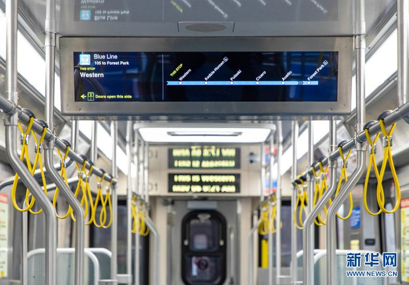 CRRC Sifang realiza teste em vagões de metrô em Chicago