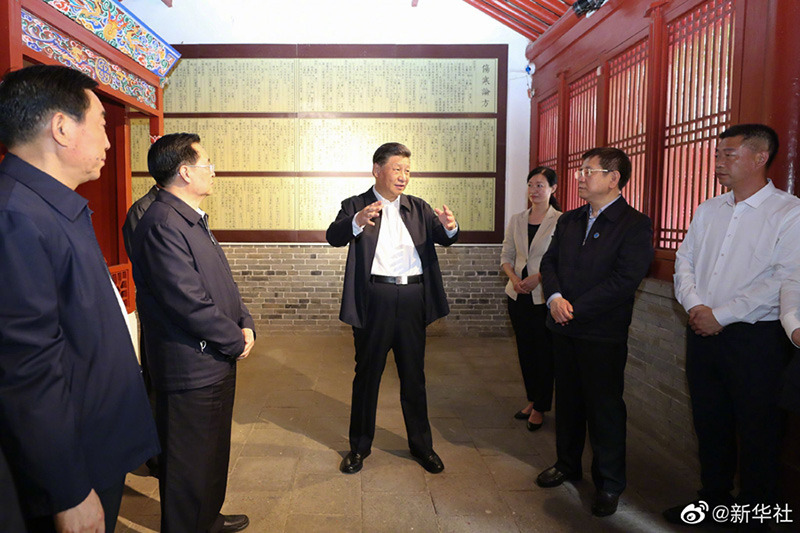 Xi inspeciona cidade de Nanyang, centro da China