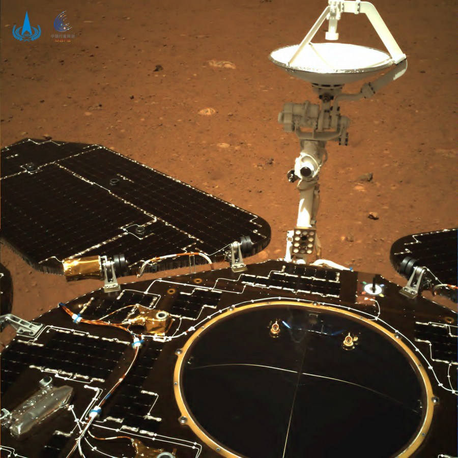Sonda Tianwen-1 da China envia imagens de pouso em Marte