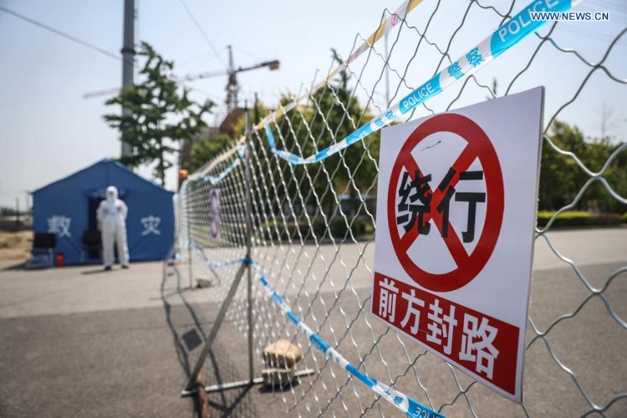 Várias comunidades residenciais sob vigilância preventiva em Yingkou, nordeste da China