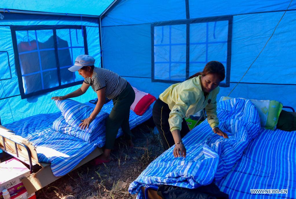 China: trabalho de socorro é realizado em Yunnan