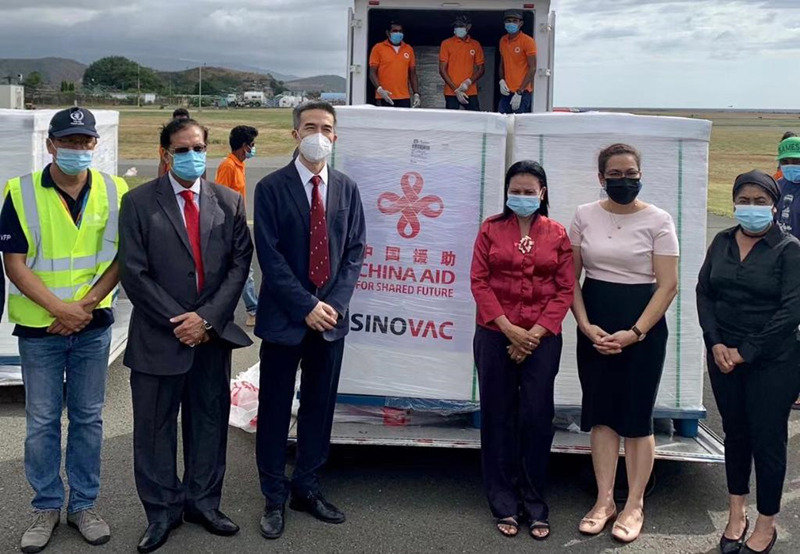 Timor Leste recebe doação chinesa de vacinas contra COVID-19