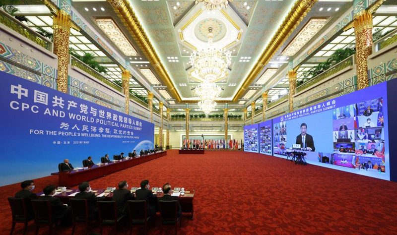 Xi pede que partidos políticos no mundo assumam responsabilidade pela busca do bem-estar das pessoas e progresso da humanidade