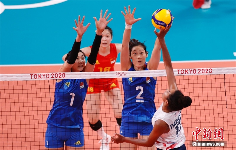 Voleibol feminino: China derrotada frente aos EUA