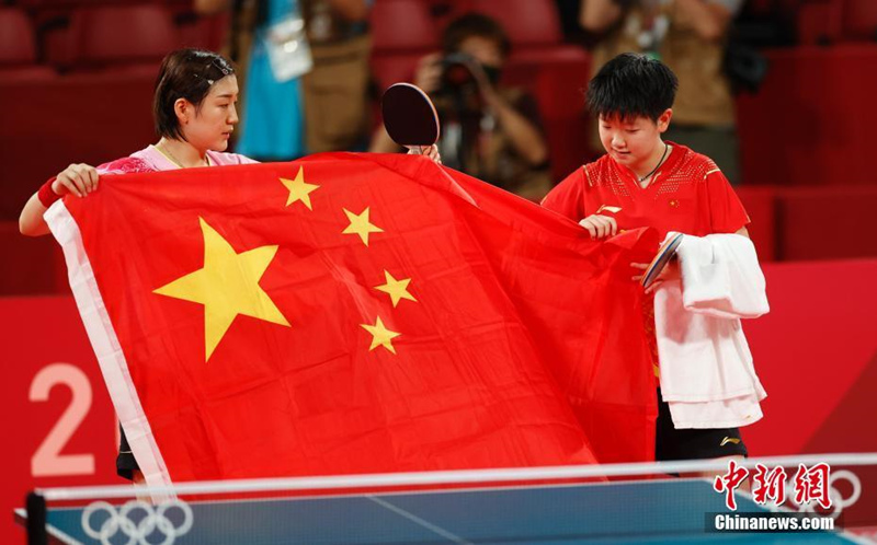 Olimpíadas: China ganha mais uma medalha de ouro no tênis de mesa feminino