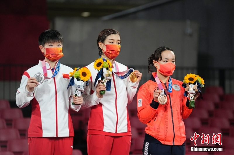 Olimpíadas: China ganha mais uma medalha de ouro no tênis de mesa feminino