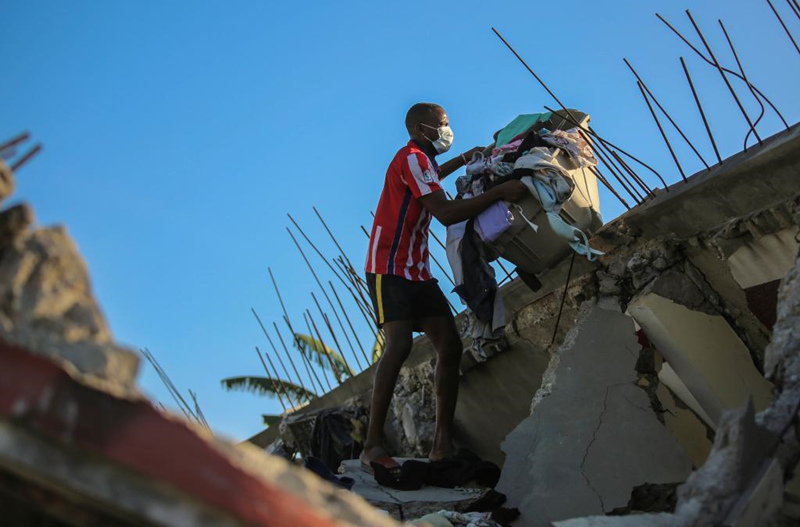 Terremoto no Haiti: número de mortes atinge 1,297